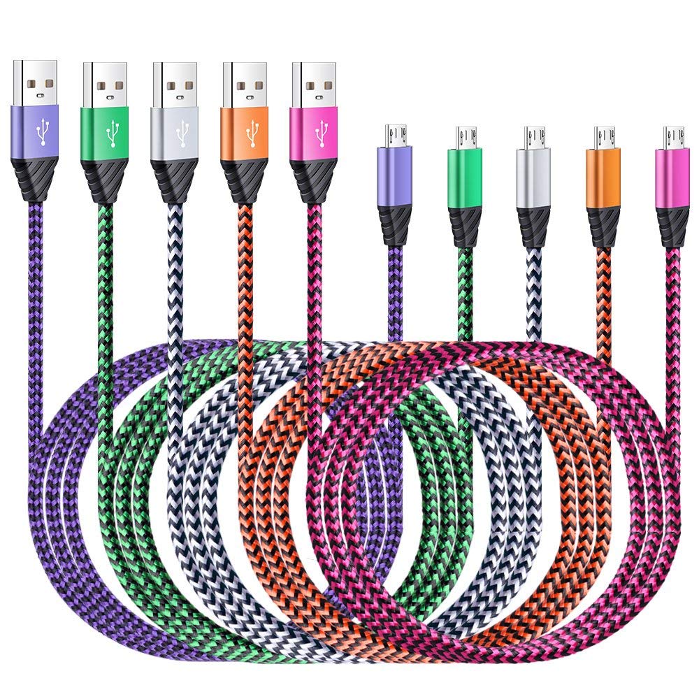 Micro USB Cable Nylon Colorful