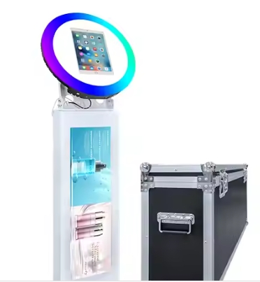 10.2/10.5/11/12.9 Inch Ipad Photo Booth With Lcd Screen Portable Selfie Photo Booth Machine Ipad